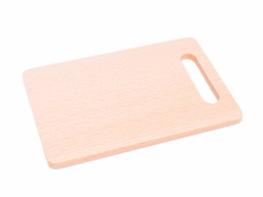 Schneidebrett aus Buchenholz Rechteckig mit Loch 1
