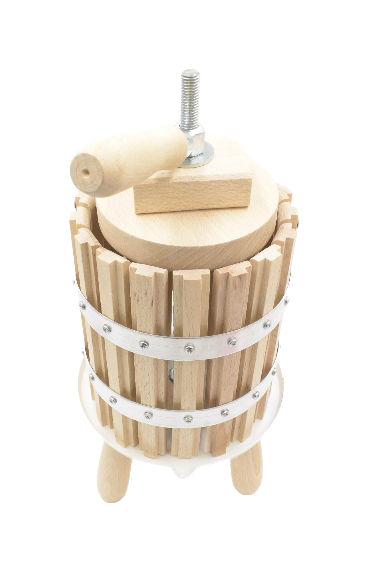 Obstpresse Mini aus Holz