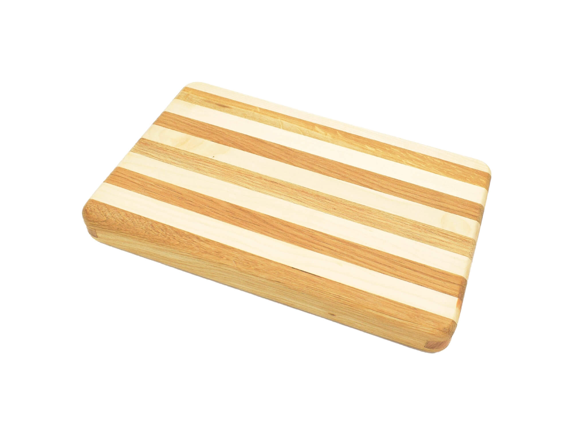 Holz Schneidebrett aus zwei Sorten